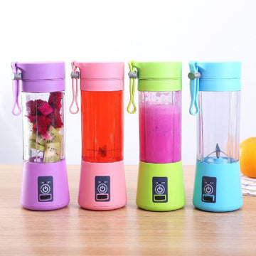 USB Rechargeable Portable Blender | 6-Blade Mini Smoothie Maker
